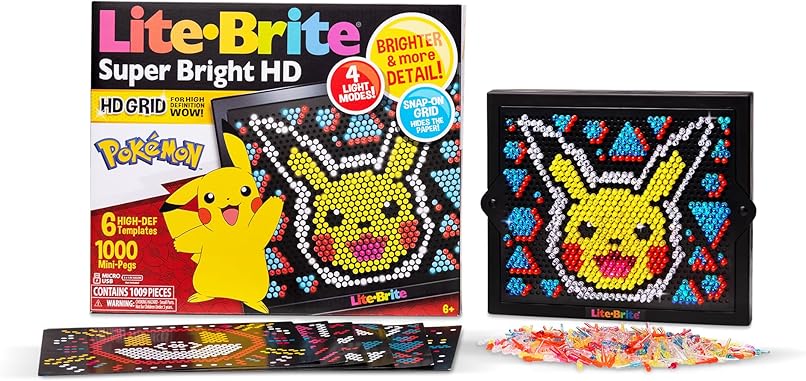 Lite Brite Super Bright Pokemon Educational